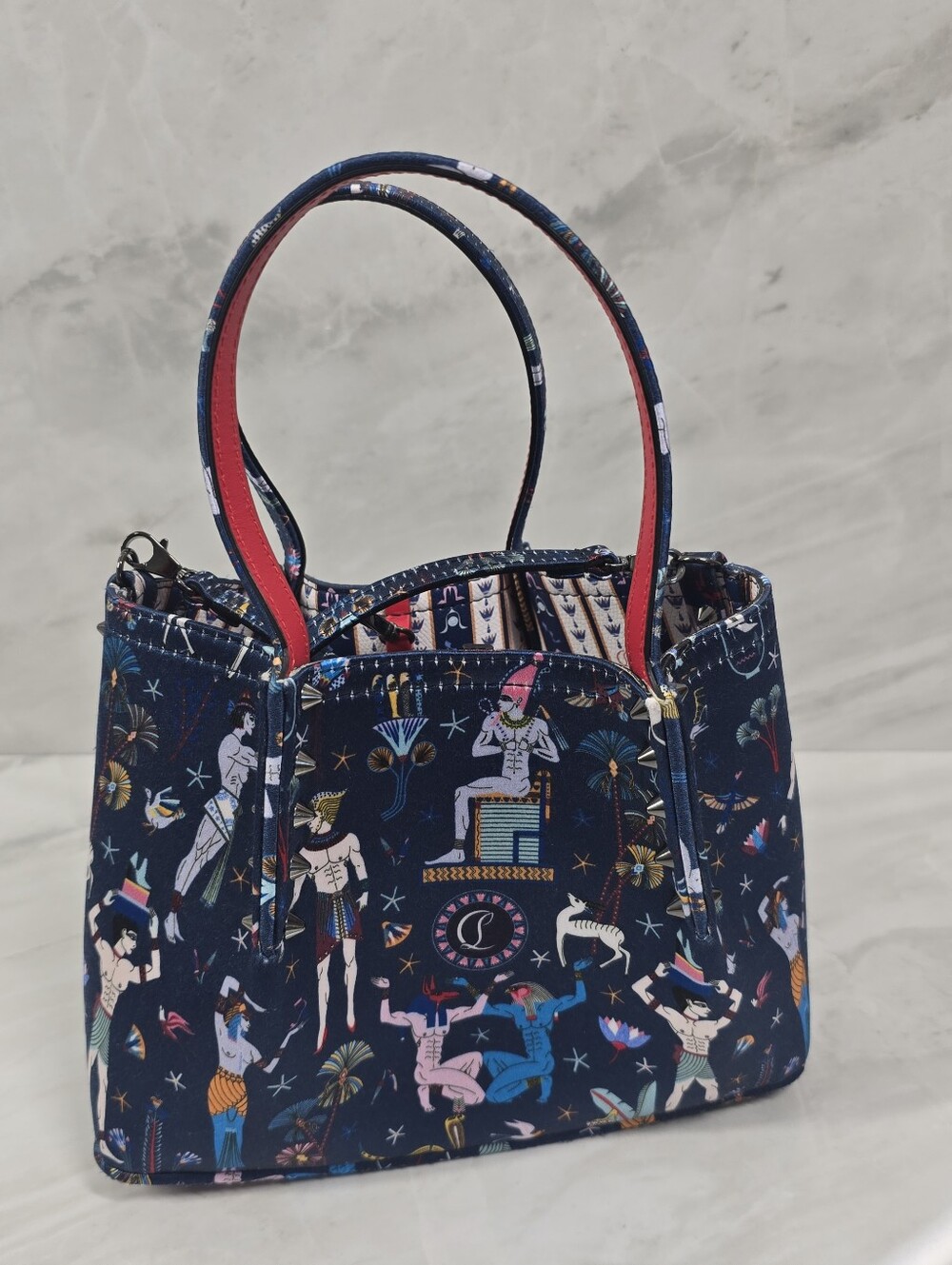 🔥Limited Edition🔥 Christian Louboutin Egyptian Cabarock Bag - NWOT - Picture 2 of 7